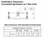Flexible Hose standard end bracket 4" (Sold Each)