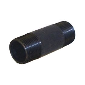 Pipe Nipple  Steel 1" X 10" Black (import)(25/50/33#)