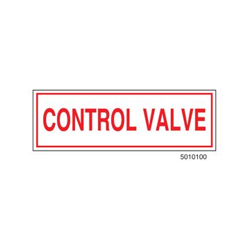 Sign Alum  6x2 Control Valve (100/1000/22#)